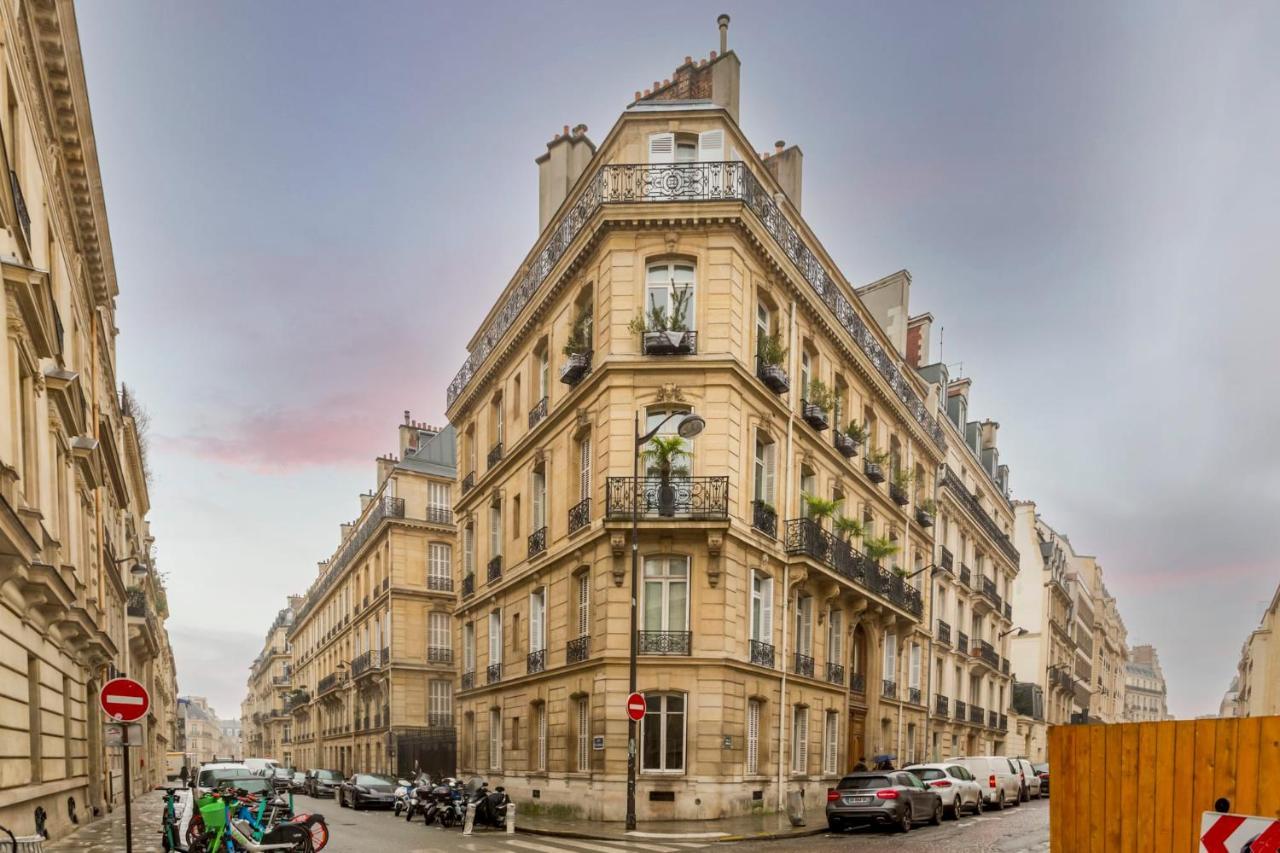 Cozy Apartment - Champs Elysees - Monceau Párizs Kültér fotó